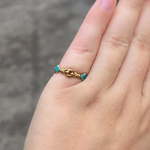 Load image into Gallery viewer, Turquoise, Tied.