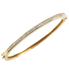 Load image into Gallery viewer, Thin Diamond Bangle
