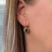 Load image into Gallery viewer, Sapphire Knot Earrings

