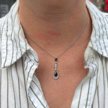 Load image into Gallery viewer, Delicate Sapphire Drop
