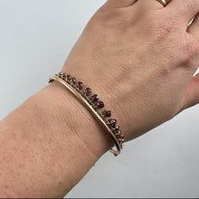 Load image into Gallery viewer, Dancing Garnet Bangle
