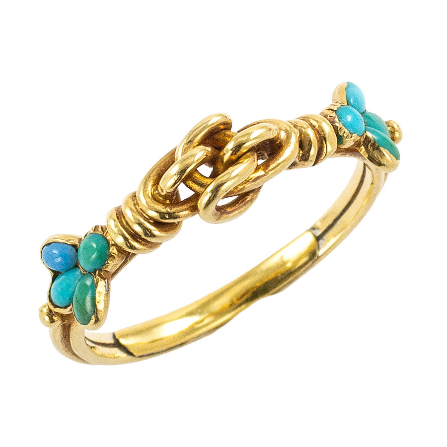 Turquoise, Tied.