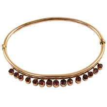 Load image into Gallery viewer, Dancing Garnet Bangle
