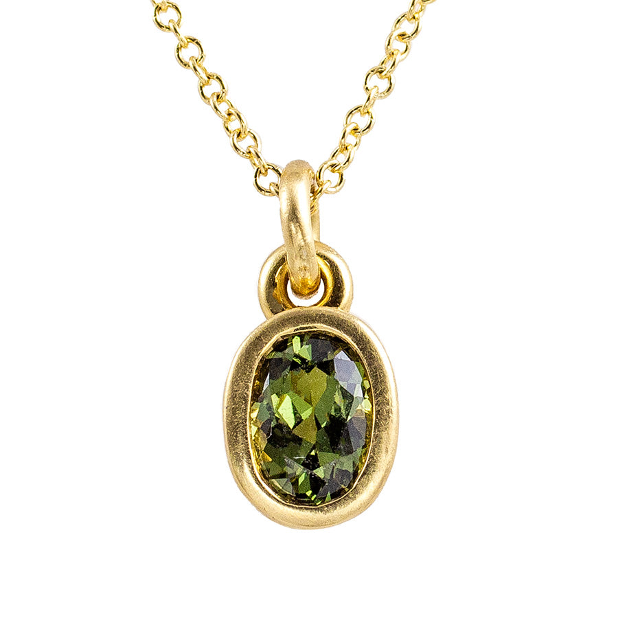 Pop of Green Sapphire