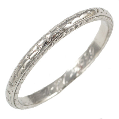Engraved Deco Band