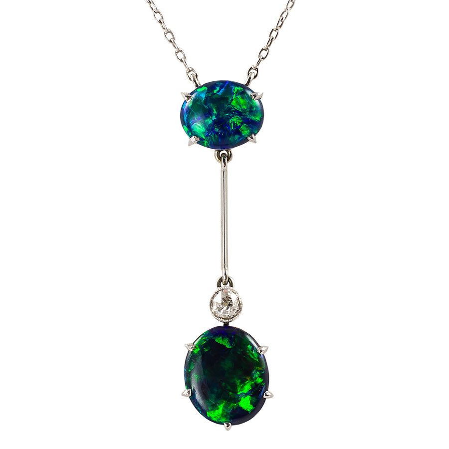 Black Opal Pendant